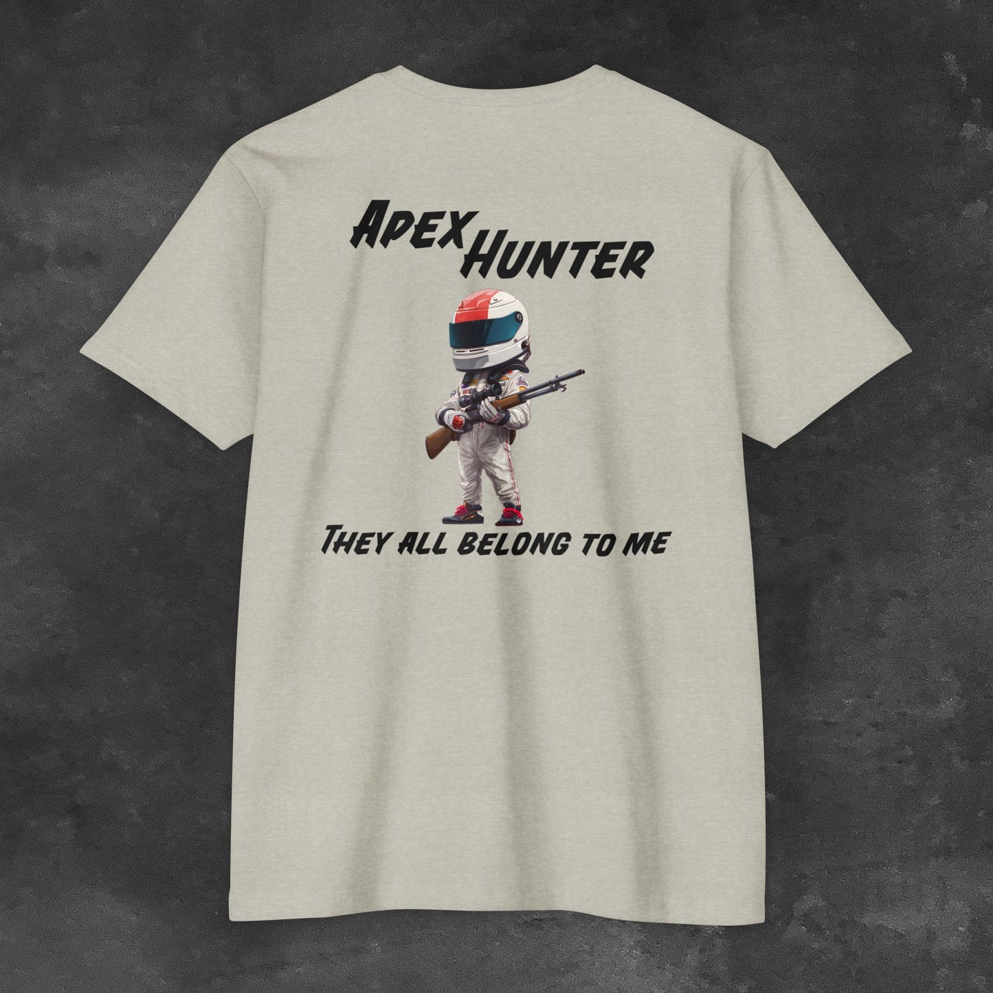Apex Hunter  - Trackday Heroes Unisex T-Shirt, Funny Racing Tee, Gift for Car Enthusiasts, Track Day Apparel, Casual Comfortable Top