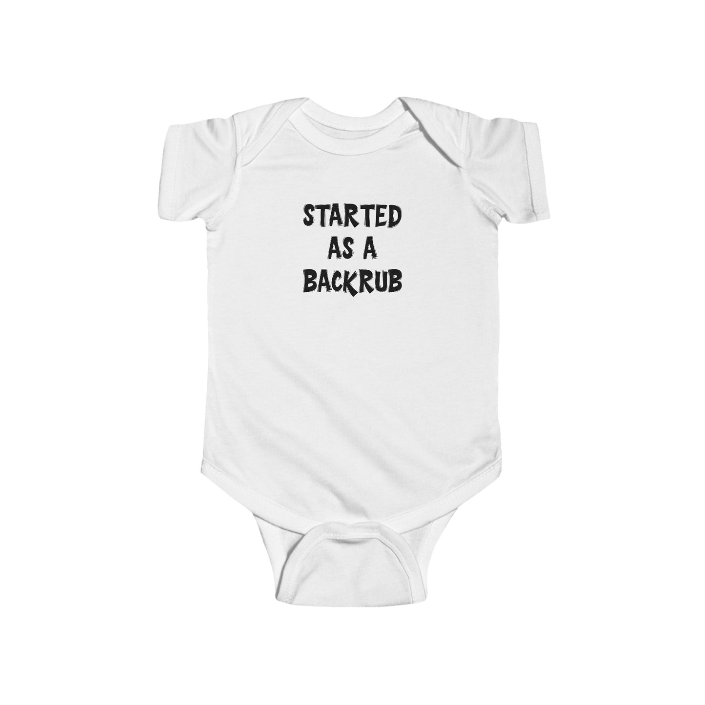 Backrubs Infant Bodysuit