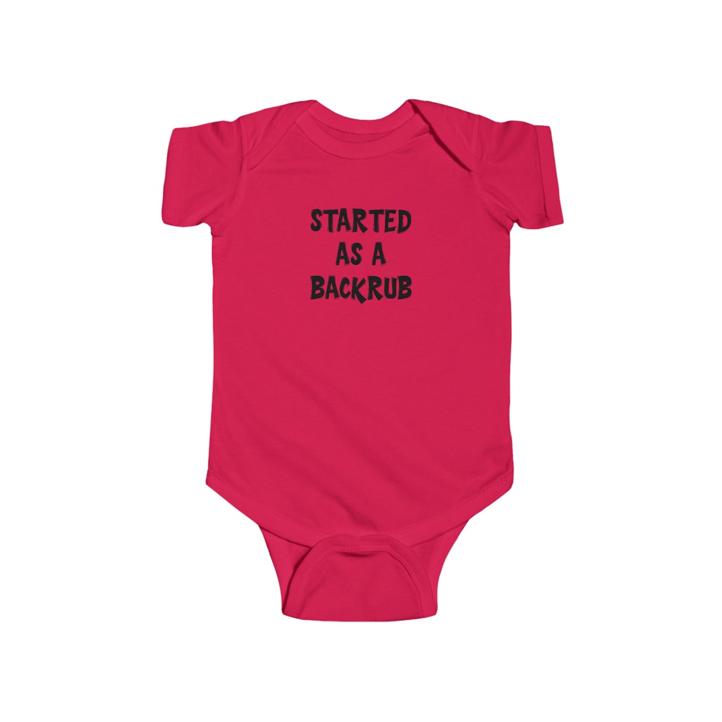 Backrubs Infant Bodysuit